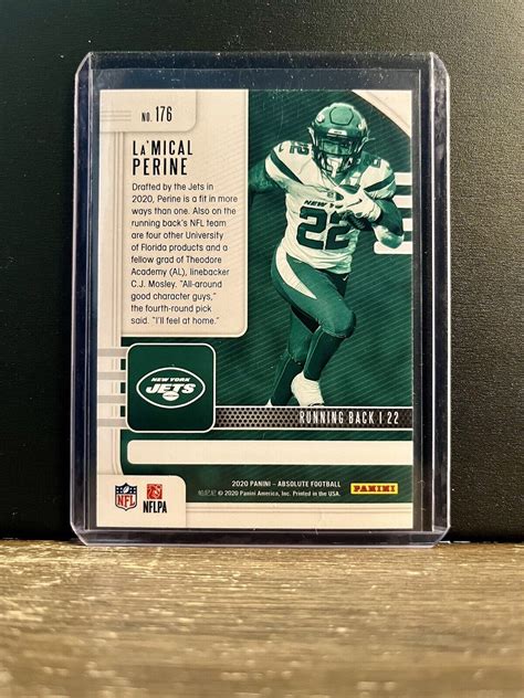 2020 Panini Absolute La Mical Perine RC Rookie Card 176 New York Jets