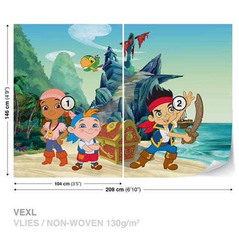 Disney Jake Neverland Pirates Wall Paper Mural Buy At EuroPosters