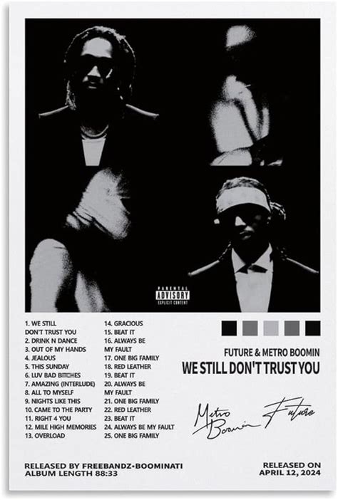 VAESHOWX Future And Metro Boomin Poster We Still Don T Trust You Album