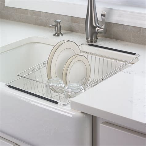 Expandable In Sink Dish Rack Polder Products Lifestylesolutions