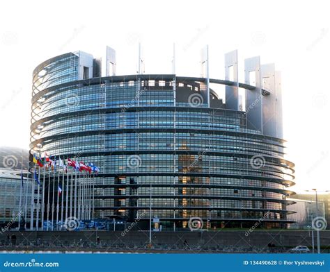 European Parliament Building in Strasbourg Editorial Stock Photo ...