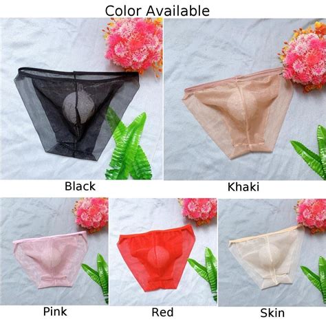 Sexy Mens Sheer Mesh Pouch Briefs Breathable And Comfortable Underwear Ebay