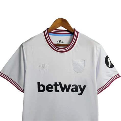 Camisa West Ham II 23 24 Torcedor Umbro Masculina Branca