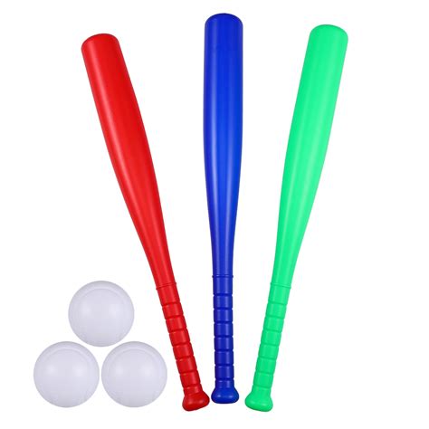 6pcs Kids Baseball Set Plastic Baseball Bat Toys - Walmart.com