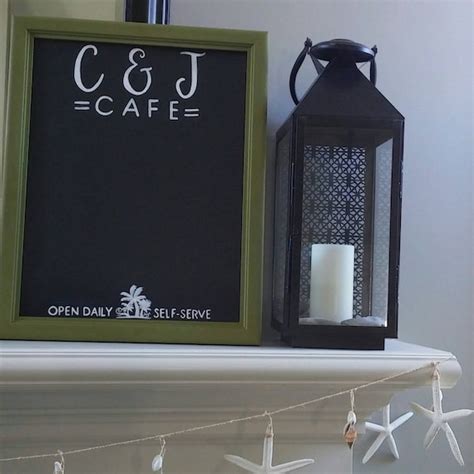 Personalized Framed Chalkboard Sign Custom Chalkboard by heddyj