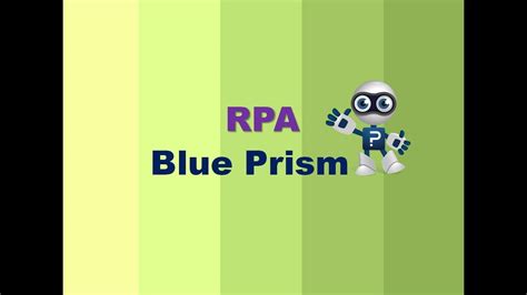 Rpa Blue Prism Training Videos Blue Prism Video Tutorial Youtube