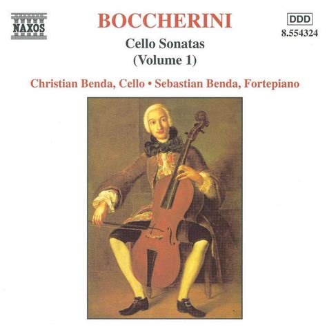 Luigi Boccherini Sonaten F R Cello Bc Vol Cd Jpc