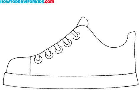 How to Draw a Cartoon Shoe - Easy Drawing Tutorial For Kids