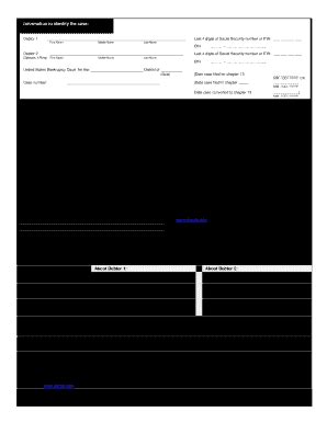 25 Printable chapter 13 bankruptcy forms Templates - Fillable Samples in PDF, Word to Download ...