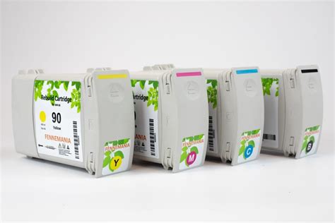 4 Colour Compatible HP 90 Ink Cartridge Multipack Fennemania