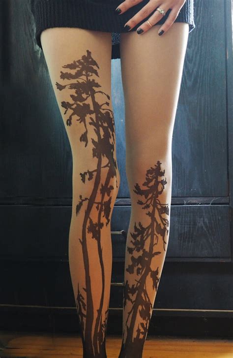 Hand Painted Tattoo Tights Will Give The Illusion You Have A Tattoo On