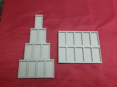 25x50mm Square To 30x60mm Square Conversion Movement Trays Warhammer