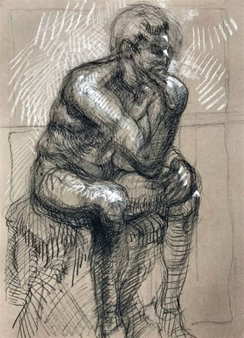 The Thinker Drawing at GetDrawings | Free download