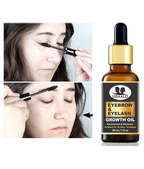 Ugaalo Eyebrow & Eyelash Growth Oil For Women Brow Eyes Brown 30 g: Buy ...