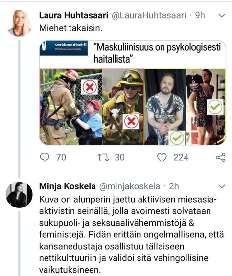 Kasvismafioso on Twitter Onneksi minjakoskela puhuu järkeä kun