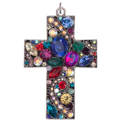 Rhinestone Cross Pendant Hobby Lobby In Rhinestone