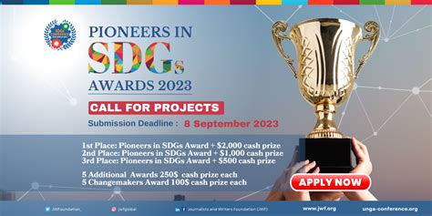 PIONEERS IN SDGs AWARDS The Journalists And Writers Foundation JWF