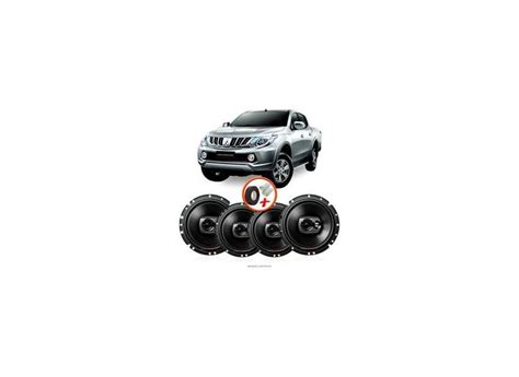 Kit Alto Falante Pioneer Mitsubishi L200 Triton Sport Ts 1790br 6x6