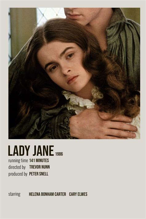 Lady Jane Poster (1986) | Girl movies, Girly movies, Movies to watch