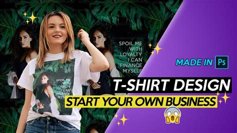 How To Make A T Shirt Design Photoshop Tutorial YouTube