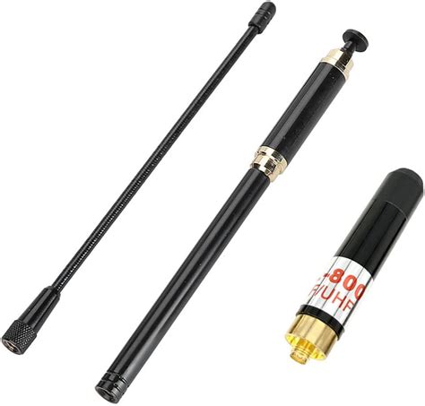 Al Antenna Dual Band Sma Femmina Allungabile Vhf Uhf Meter Cm