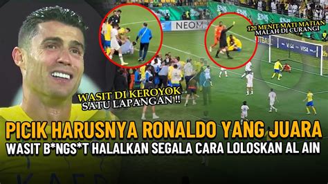 Wasit J Nc K Harusnya Ronaldo Yang Juara Hancur Wasit Picik Di