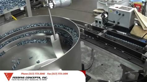 Vibratory Screw Feeder Feeding Concepts Inc Ppm Youtube