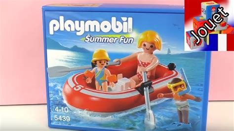 Playmobil Summer Fun Vacancier Avec Bateau Pneumatique Lunettes