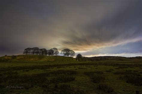 Wallpaper Sky Highland Cloud Atmosphere Wilderness Hill Tree Dawn Grassland Morning