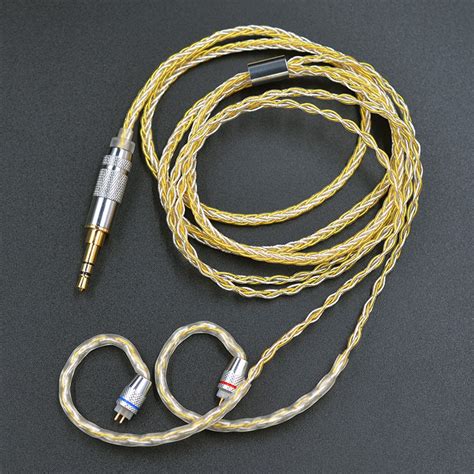 Kz Gold Silver Mixed Cable Core Upgrade Cable Pin Mmmmcx