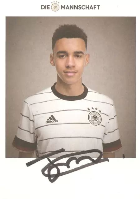 AUTOGRAMM JAMAL MUSIALA Fussball Dfb Wm 2022 Qatar Bayern München EUR 5