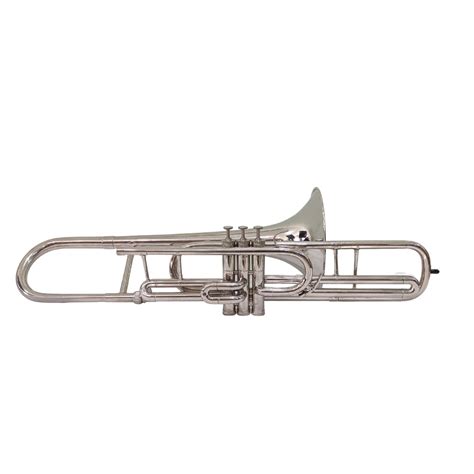 Trombone De Pisto D Weril F Niquelado Usado Atelier Sopros E