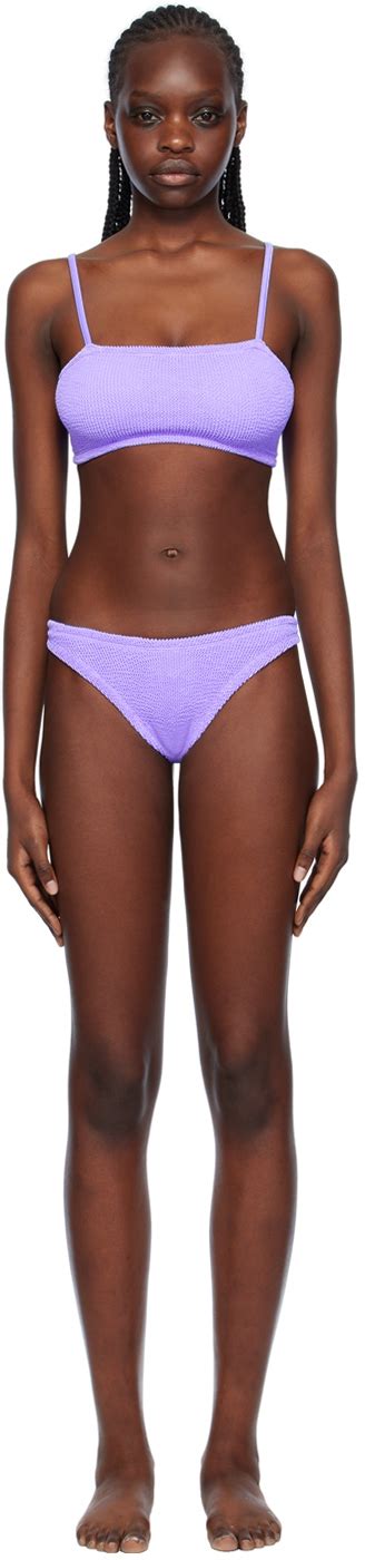 Hunza G Purple Gigi Bikini Lilac Editorialist