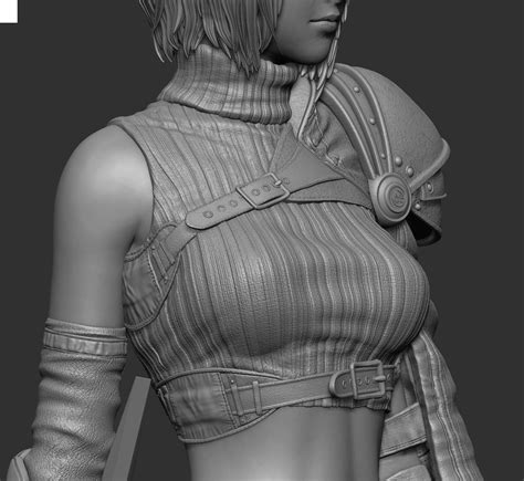 Yuffie Kisaragi Final Fantasy Vii Remake Hidef Keyed 3d Model 3d Printable Cgtrader