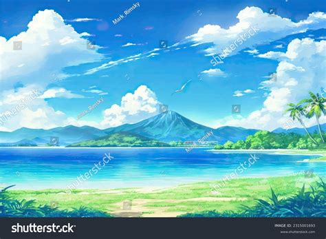 7570 Summer Anime Landscape Images Stock Photos And Vectors Shutterstock