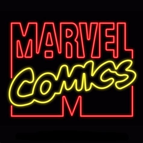 Marvel Comics Neon Bulbs Sign 31x24 | The perfect gift for your room or cave