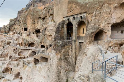 Cave City Vardzia Carved Into The Rock Famous Attraction Of Georgia