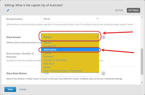 Create A Multiple Choice Problem Question ELearning University Of