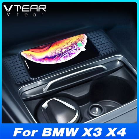 15w Wireless Charger Charging Pad Phone Holder For Bmw X3 F25 X4 F26