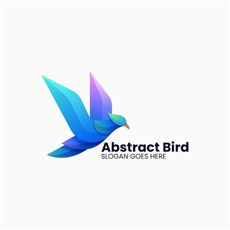 Premium Vector Vector Logo Illustration Bird Gradient Colorful Style