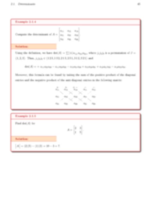 Solution Chapter Linear Algebra Determinants Notes Studypool