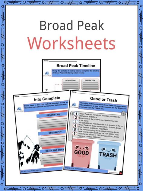 Broad Peak Facts, Worksheets, Etymology & History For Kids