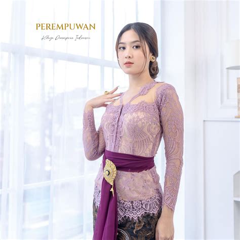 Jual SAMAYA Kebaya Kutu Baru Bali Hitam Murah Kutubaru Tepi Semi