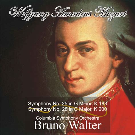 Mozart Symphony No 25 In G Minor K 183 Symphony No 28 In C Major