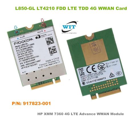 L Gl Lt Fdd Lte Tdd G Wwan Card Module Sps