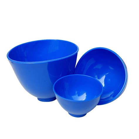 Dental Lab Rubber Mixing Bowls Flexible Silicone Bowls For Alginate And