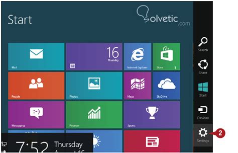 Cómo entrar en ajustes Configuración PC Pc Settings app de Windows 8