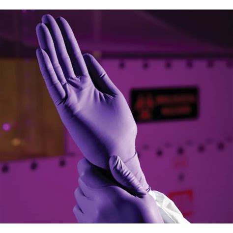 Kimtech Science Purple Nitrile Gloves Medium 100 Pieces Hand Protection