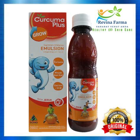 Jual Curcuma Plus Emulsion Ml Rasa Jeruk Strawberry Anggur