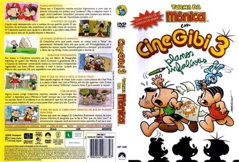 Turma Da Monica Cine Gibi 3 Dvd Lacrado MercadoLivre